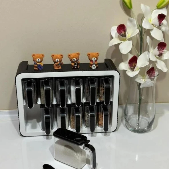 12 Lİ BAHARATLIK  TAKIMI YAPIŞKANLI