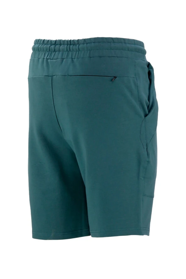 Erkek Likralı Yazlık Esnek Yeşil Şort - 3