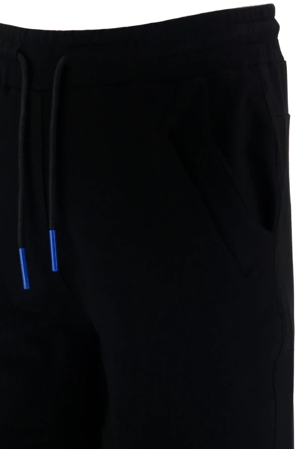 Erkek Likralı Yazlık Esnek Siyah Şort - 4