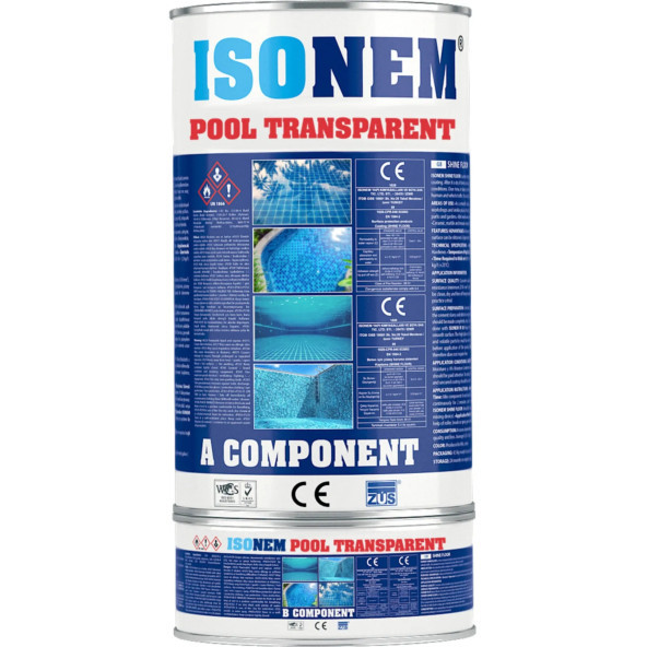 İSONEM POOL TRANSPARENT (HAVUZ) BOYASI 4 KG