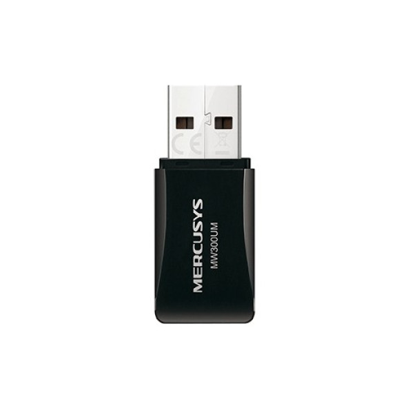 Mercusys MW300UM N300 Mbps Wireless Mini USB Adaptör - 2