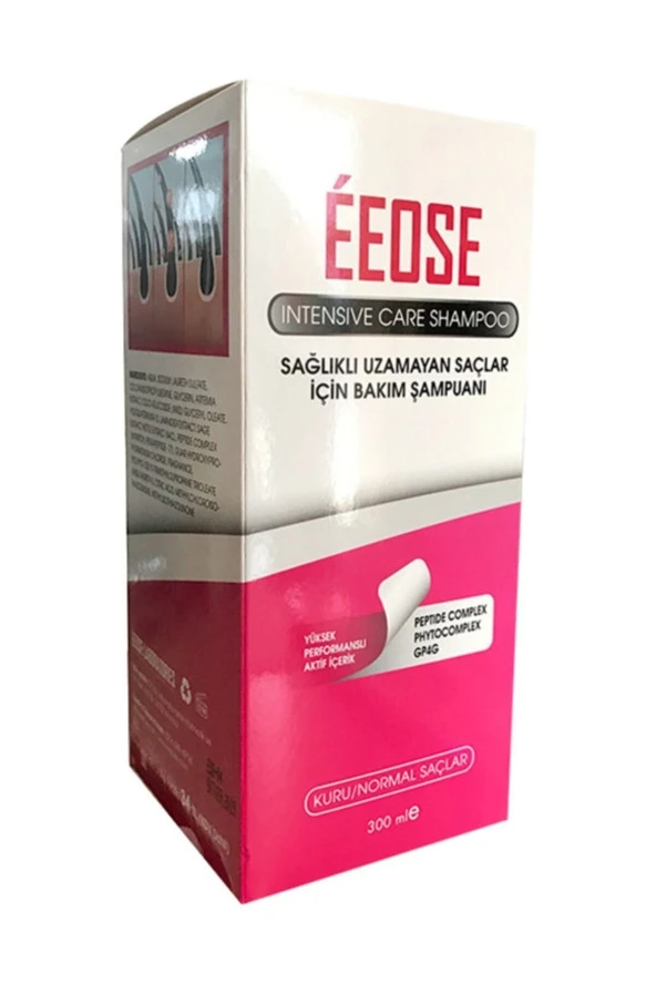 EEOSE Sağlıklı Uzamayan Saçlar Için Bakım Şampuanı 300 ml