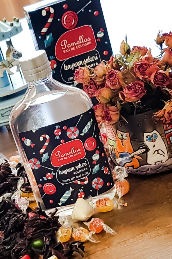 POMELLOS Kolonya Bayram Şekeri (250 Ml, 80 Derece, Cam Şişe Kolonya) - 3