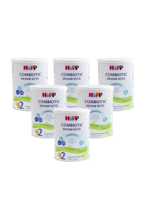 HİPP Organik Combiotic Devam Sütü 2 Numara 350 gr x 6 Adet