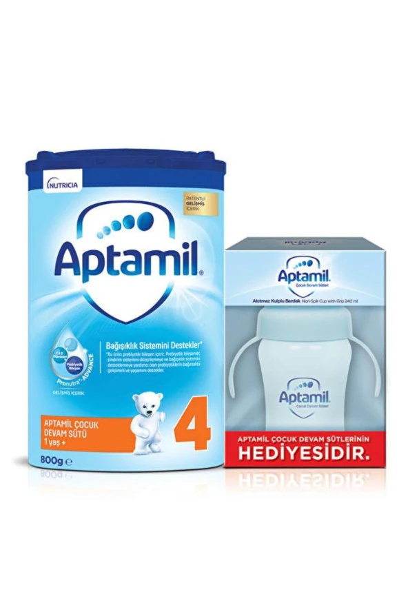 APTAMİL 4 Devam Sütü 800 G Suluk Hediyeli