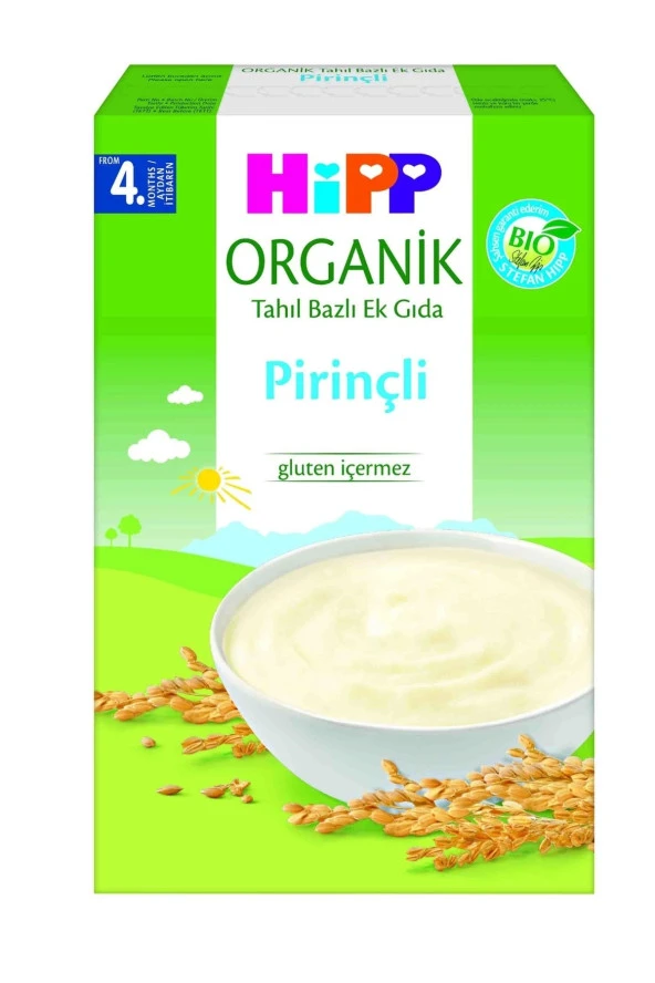 HİPP Organik Pirinçli Tahıl Bazlı Ek Gıda 200gr