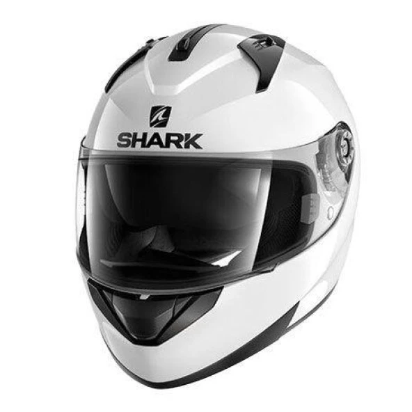 SHARK RIDILL BLANK KAPALI KASK BEYAZ / L