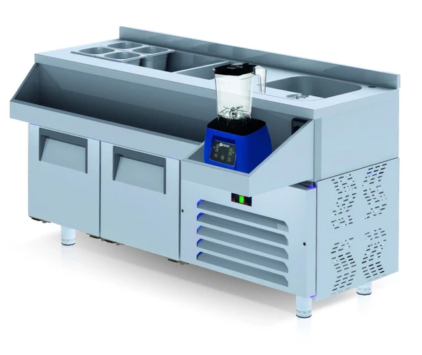 Iceinox Kokteyl Hazırlık Buzdolabı 190 Lt 2 Kapılı