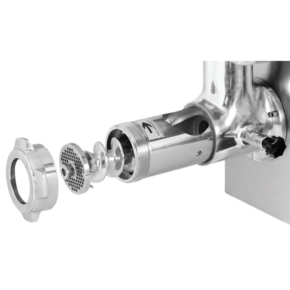 Bosfor No:22 Paslanmaz Kafa Et Kıyma Makinesi 380V - Resim 3