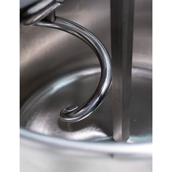 Bosfor 15 kg Komple Paslanmaz Gövde Spiral Hamur Yoğurma Makinesi 220V - Resim 6