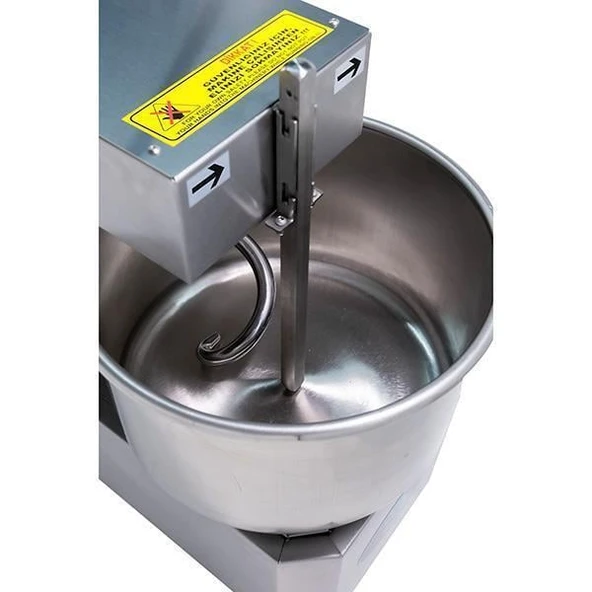 Bosfor 25 kg Komple Paslanmaz Gövde Spiral Hamur Yoğurma Makinesi 380V - Resim 5