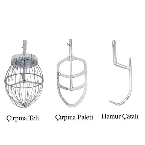 Bosfor Üç Devirli 40 Litre Planet Mikser 380 Volt - Resim 4