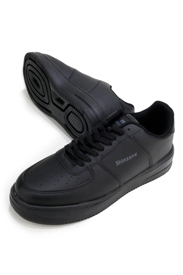 Kadın Günlük Yüksek Tabanlı Siyah Füme Spor Ayakkabı - 2