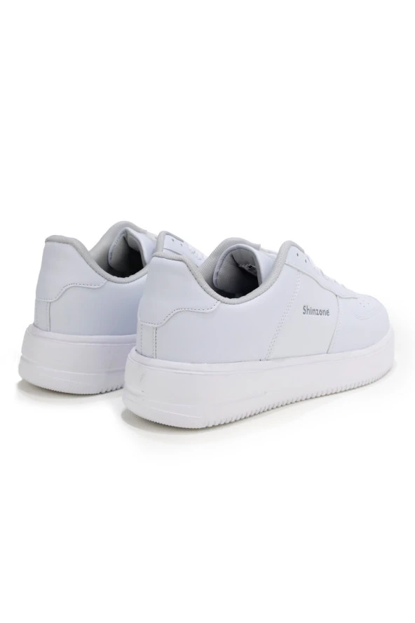 Kadın Günlük Yüksek Tabanlı Beyaz Buz Spor Ayakkabı - 3