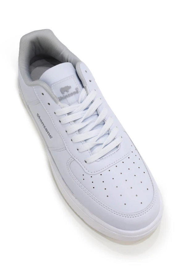 Kadın Günlük Yüksek Tabanlı Beyaz Buz Spor Ayakkabı - 7