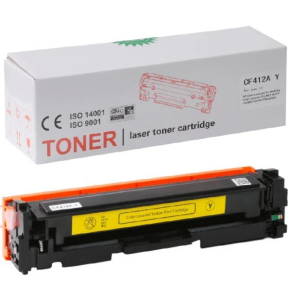 HP Uyumlu CF412A (410A) & CANON Uyumlu CRG-046Y Toner SARI