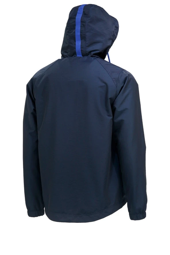 Erkek Suya ve Rüzgara Dayanıklı Lacivert Yağmurluk - 3