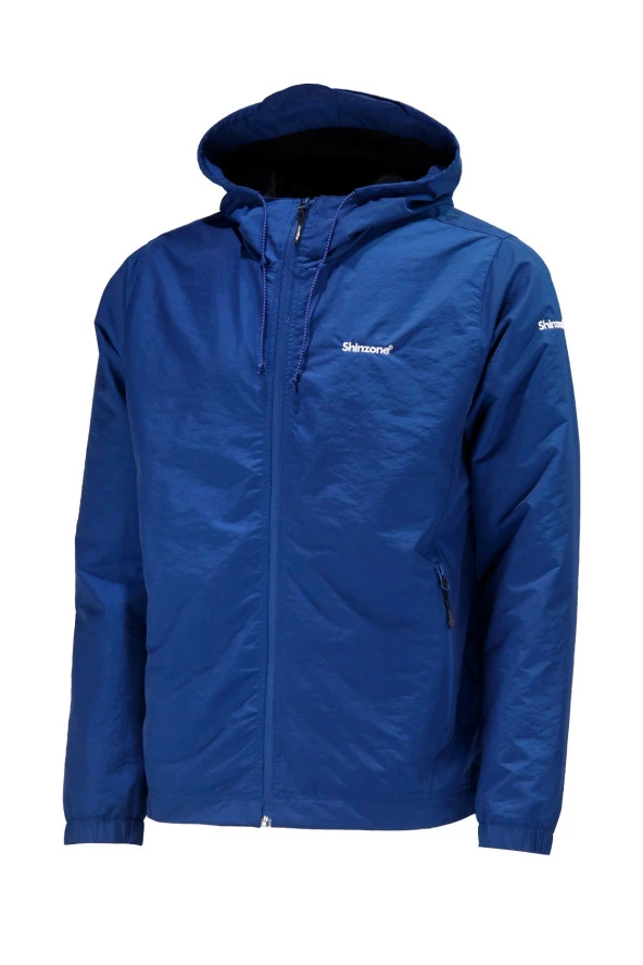 Erkek Suya ve Rüzgara Dayanıklı Mavi Yağmurluk