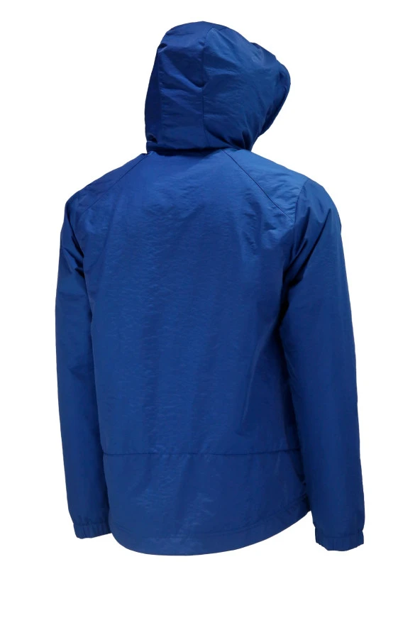 Erkek Suya ve Rüzgara Dayanıklı Mavi Yağmurluk - 3