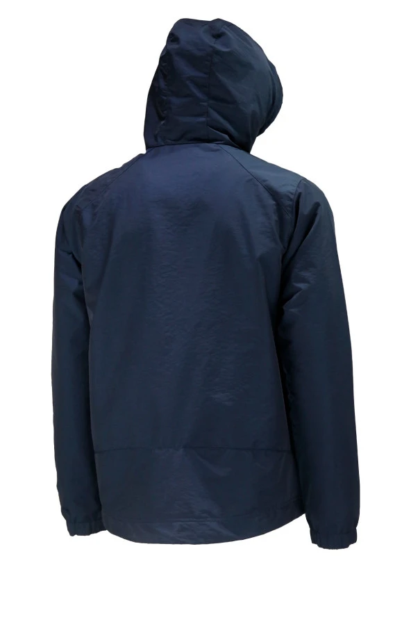Erkek Suya ve Rüzgara Dayanıklı Lacivert Yağmurluk - 3