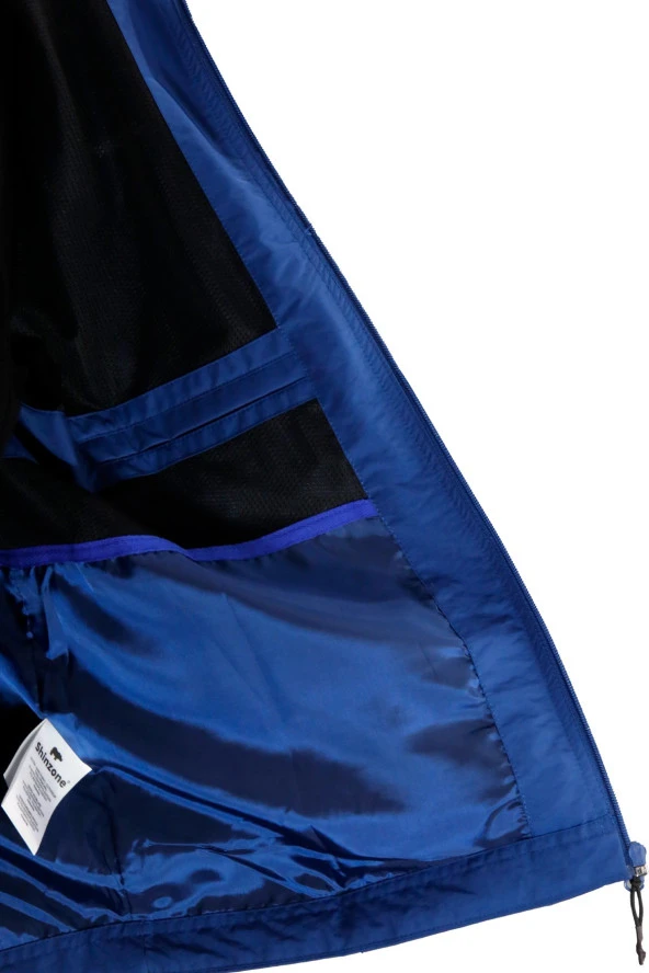 Erkek Suya ve Rüzgara Dayanıklı Mavi Yağmurluk - 4