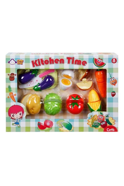 Tahtalı 18 Parça Sebze ve Meyve Kesme Oyun Seti ile Mutfak Oyunları Eğlenceli Hale Geliyor! - 3
