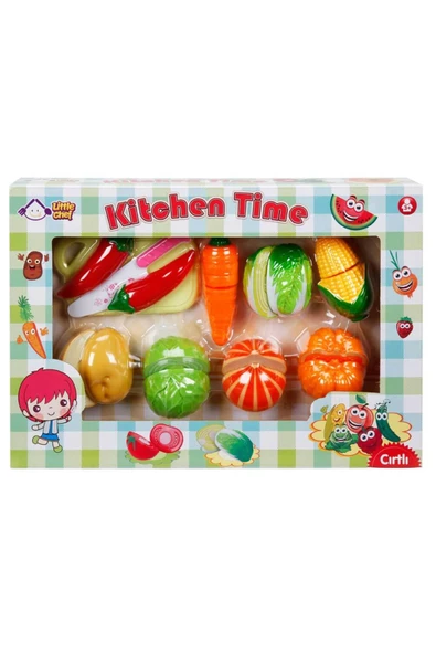 Tahtalı 18 Parça Sebze ve Meyve Kesme Oyun Seti ile Mutfak Oyunları Eğlenceli Hale Geliyor! - 2