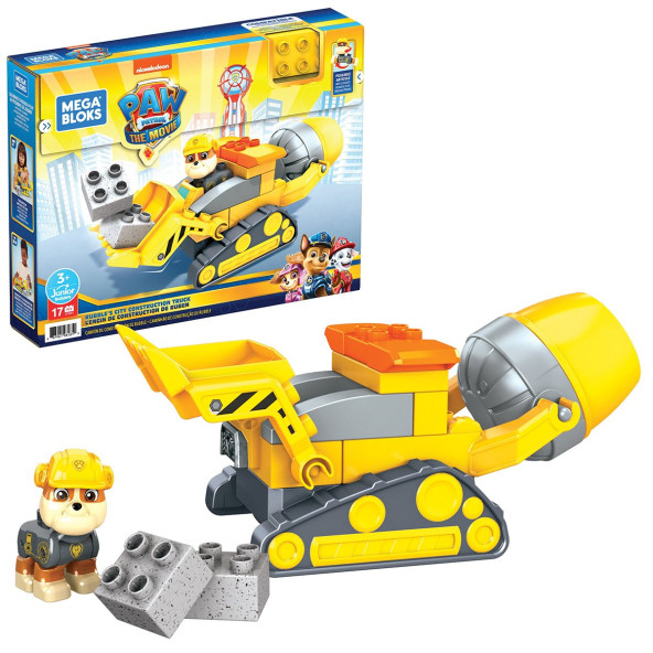 Mega Paw Patrol Rubble'nin İnşaat Kamyonu