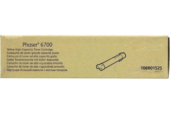 Tonersepeti Xerox Phaser 6700 Muadil Sarı Toner