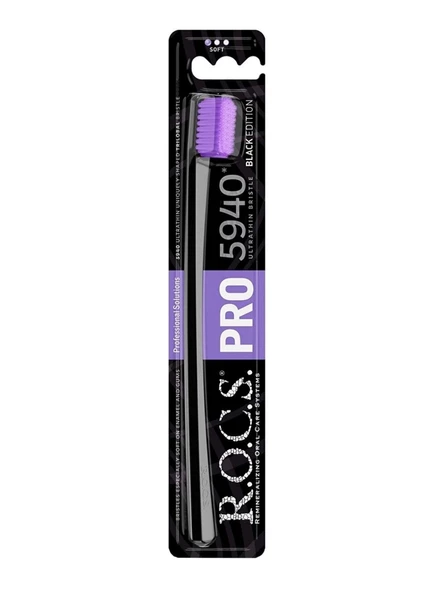 Rocs Pro 5940 Ultra Soft Diş Fırçası - Siyah Mor - 3