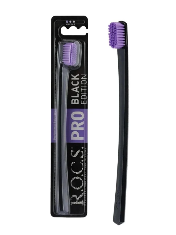 Rocs Pro 5940 Ultra Soft Diş Fırçası - Siyah Mor