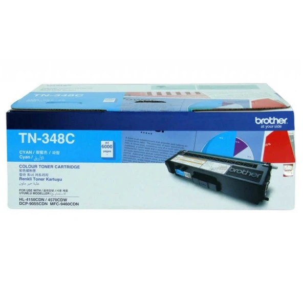 Tonersepeti Brother TN-348 Mavi Orjinal Toner Extra Y.K