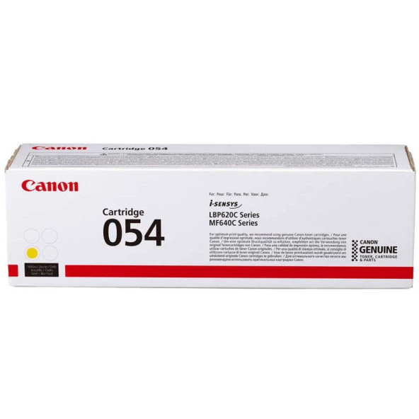 Tonersepeti Canon CRG-054 Sarı Orjinal Toner (3021C002)