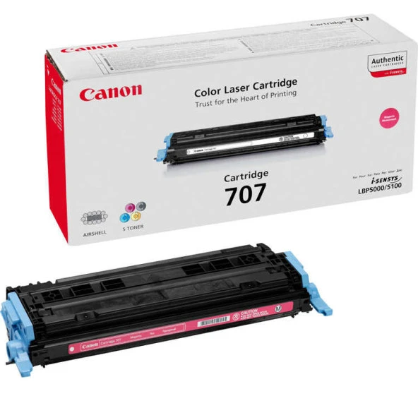 Tonersepeti Canon CRG-707M Kırmızı Orjinal Toner