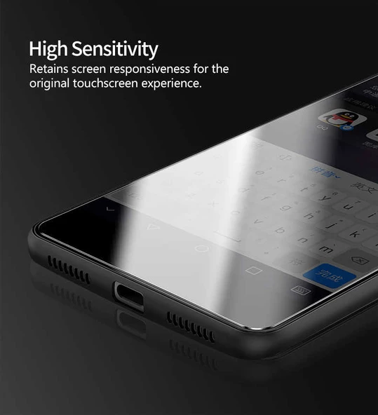 Huawei P10 Ekranı Tam Kaplayan Düz Cam Koruyucu - Resim 10