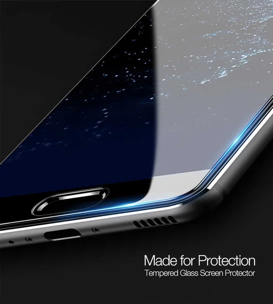 Huawei P10 Ekranı Tam Kaplayan Düz Cam Koruyucu - Resim 5