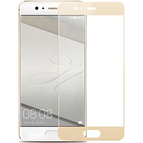 Huawei P10 Ekranı Tam Kaplayan Düz Cam Koruyucu - Resim 2