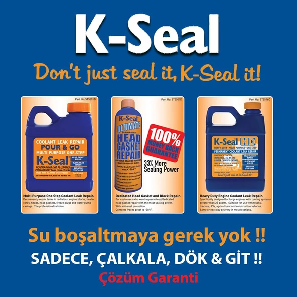 K-Seal Ultimate Çok Amaçli Sivi Sogutma Sivisi Radyatör Kaçak Kalici Onarim 472ml - 5
