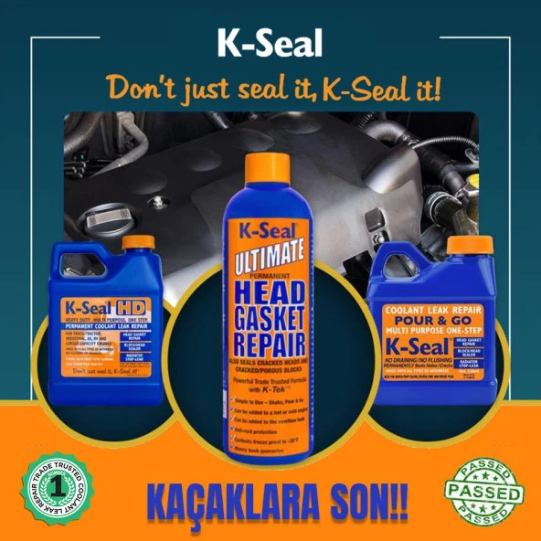 K-Seal Ultimate Çok Amaçli Sivi Sogutma Sivisi Radyatör Kaçak Kalici Onarim 472ml - 8