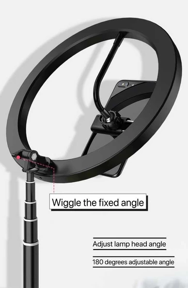 Zore 26 Cm Foldable Işıklı Telefon Tutucu Ring Light - 3