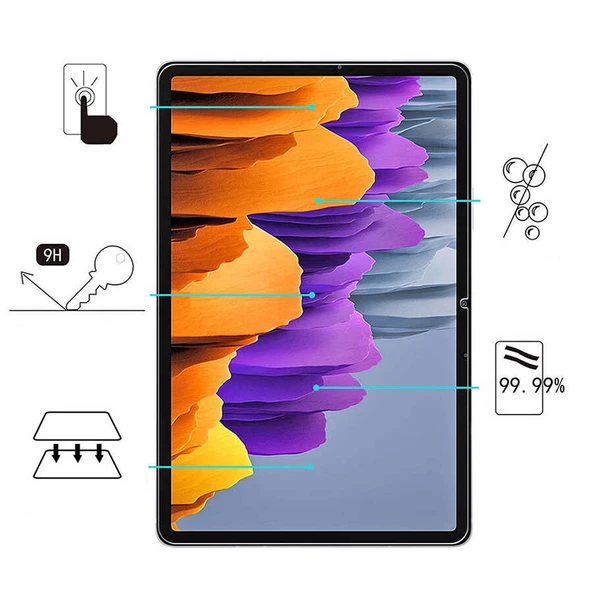 Galaxy Tab S7 T870 Zore Tablet Temperli Cam Ekran Koruyucu - 6