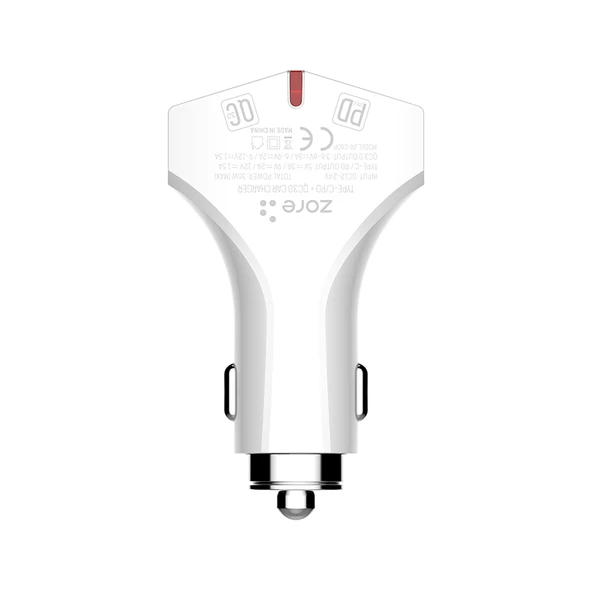 Zore ZR-C60P Type-C 2 in 1 Araç Şarj Seti - 2