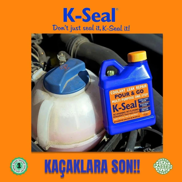 K-Seal Çok Amaçli Sivi Sogutma Sivisi Radyatör Kaçak Kalici Onarim 236ml - 6