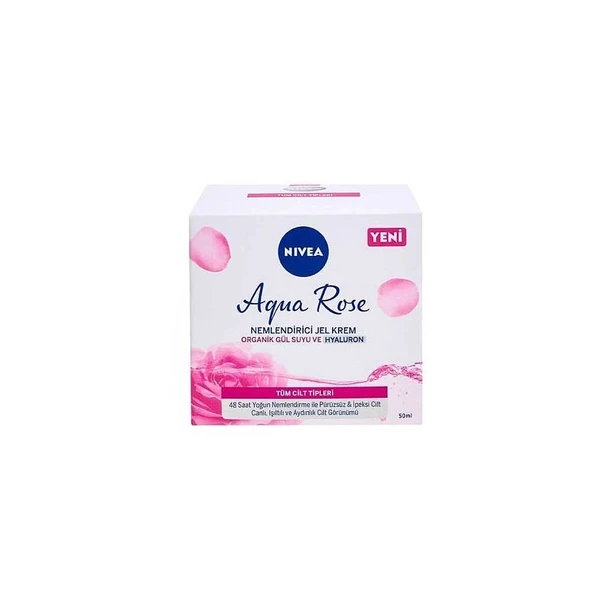 Nivea Aqua Rose Tüm Cilt Tipleri İçin Nemlendirici Jel Krem 50ml