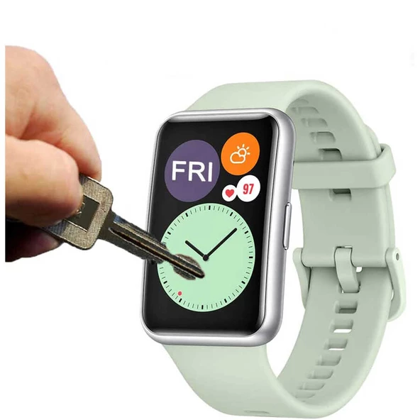 Huawei Watch Fit Zore PMMA Pet Saat Ekran Koruyucu - 2