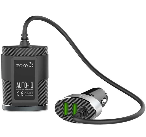 Zore ZR-C502 2+2 Araç Şarj Seti - 8