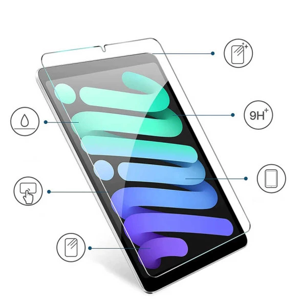 Apple iPad Mini 2021 (6.Nesil) Zore Tablet Temperli Cam Ekran Koruyucu - Resim 4