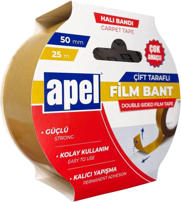 APEL FİLM BANT HALI BANDI  50MM 25MT