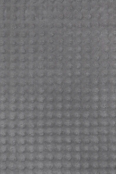 Dekoratif Bubble Uzun Tüylü Yumuşak Puffy Peluş Kaymaz Yıkanabilir Salon Koridor Halı Yolluk Gri - 7