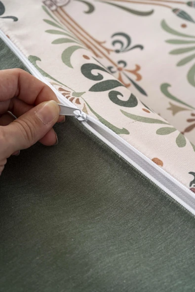 Rivaİstanbul Etnik Saray Tek Kişilik Nevresim Takımı - Resim 7